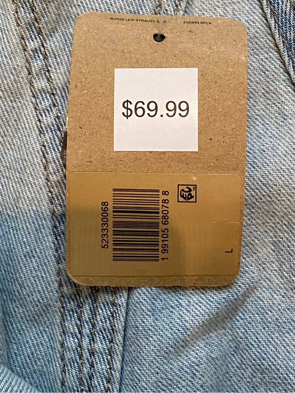 Levi’s Light Wash Denim Short Overalls for Women - Picture 5 of 7